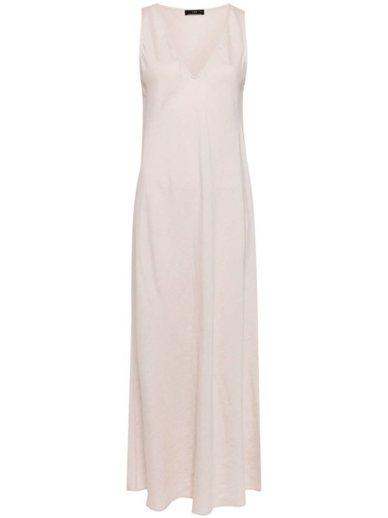 VOZ V-neck sleeveless maxi dress - Neutrals von VOZ