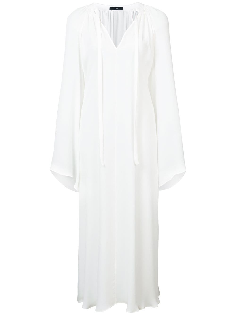 VOZ bell sleeve dress - White von VOZ