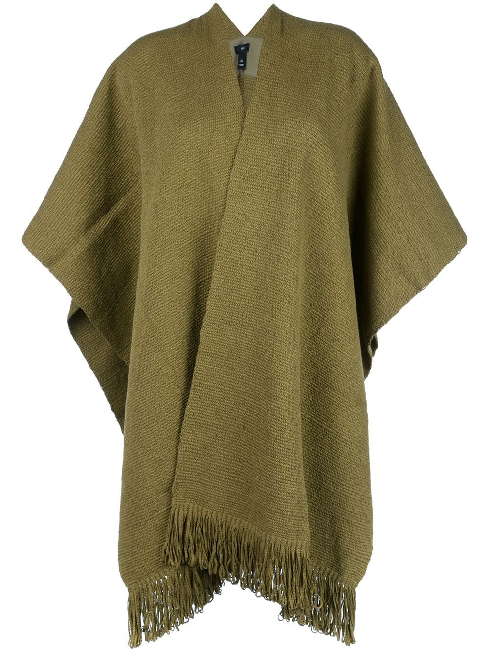 VOZ short-sleeve flared cardi-coat - Green von VOZ