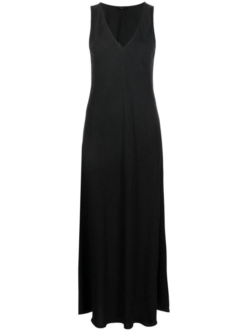 VOZ v-neck maxi dress - Black von VOZ