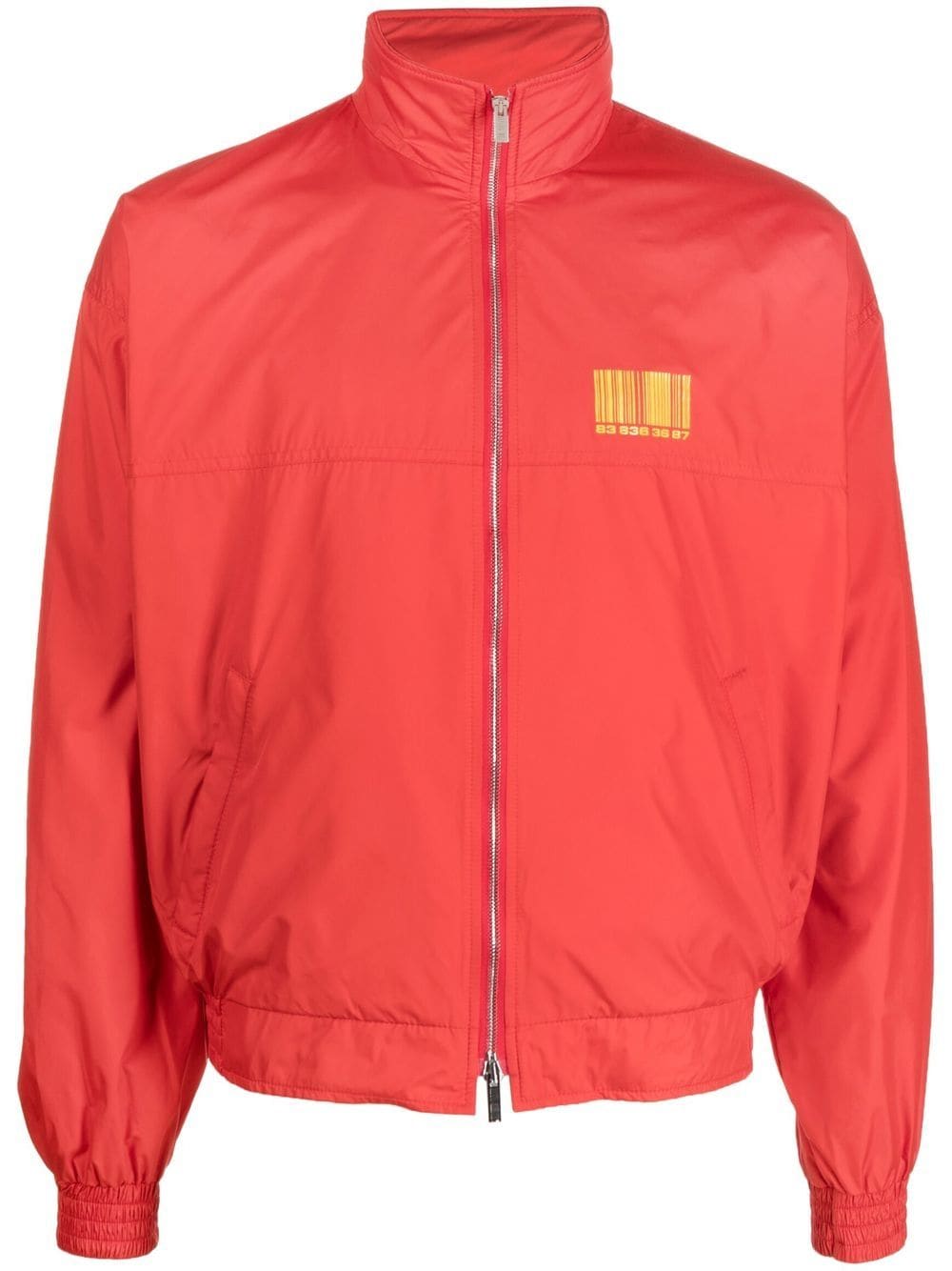 VTMNTS barcode-print track jacket - Red von VTMNTS