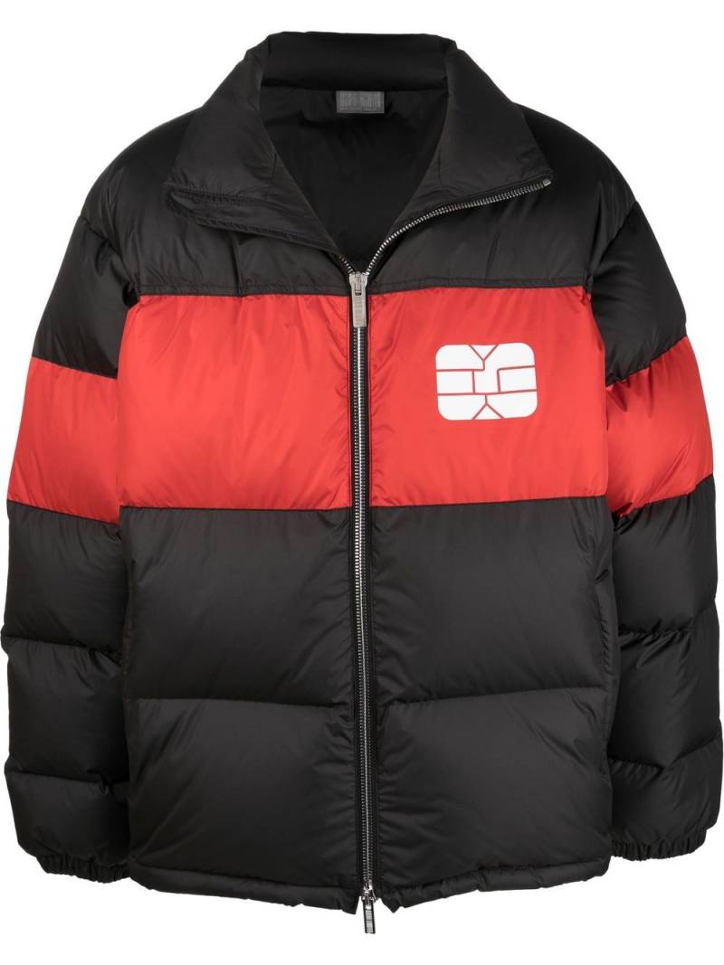 VTMNTS colour-block puffer jacket - Black von VTMNTS