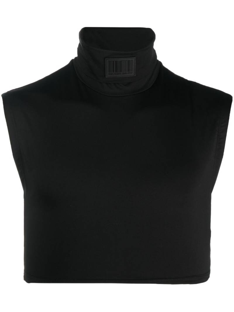 VTMNTS logo-patch cropped vest - Black von VTMNTS