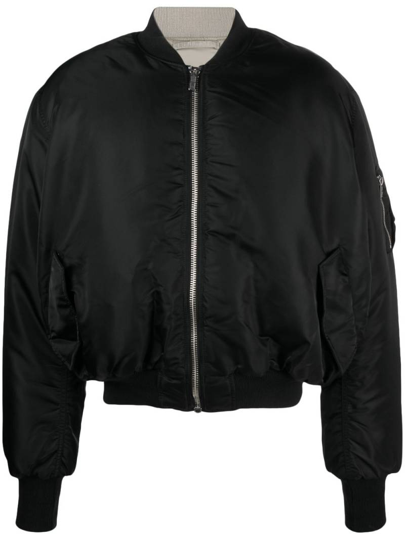 VTMNTS reversible zipped bomber jacket - Black von VTMNTS