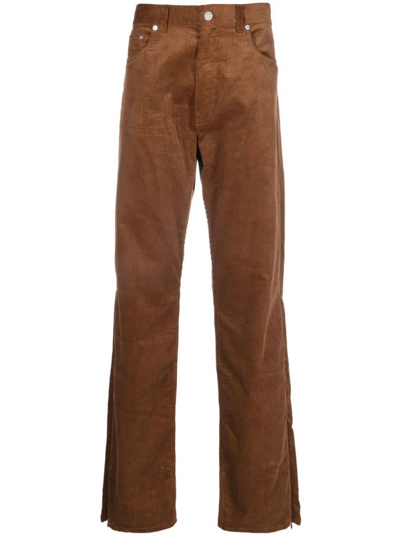 VTMNTS straight-leg corduroy trousers - Brown von VTMNTS