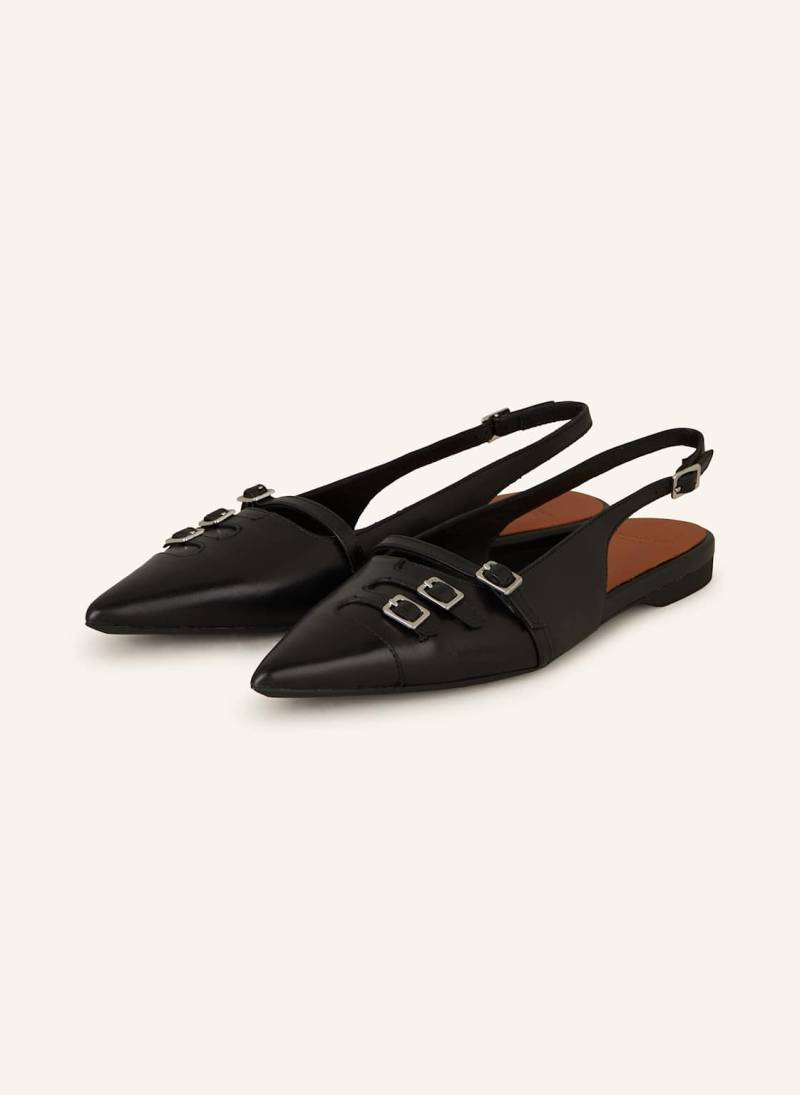 Vagabond Slingballerinas Hermine schwarz von Vagabond