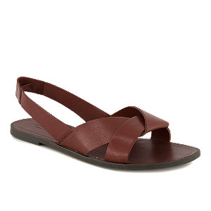 Vagabond Tia Damen Flache Sandalette Cognac von Vagabond