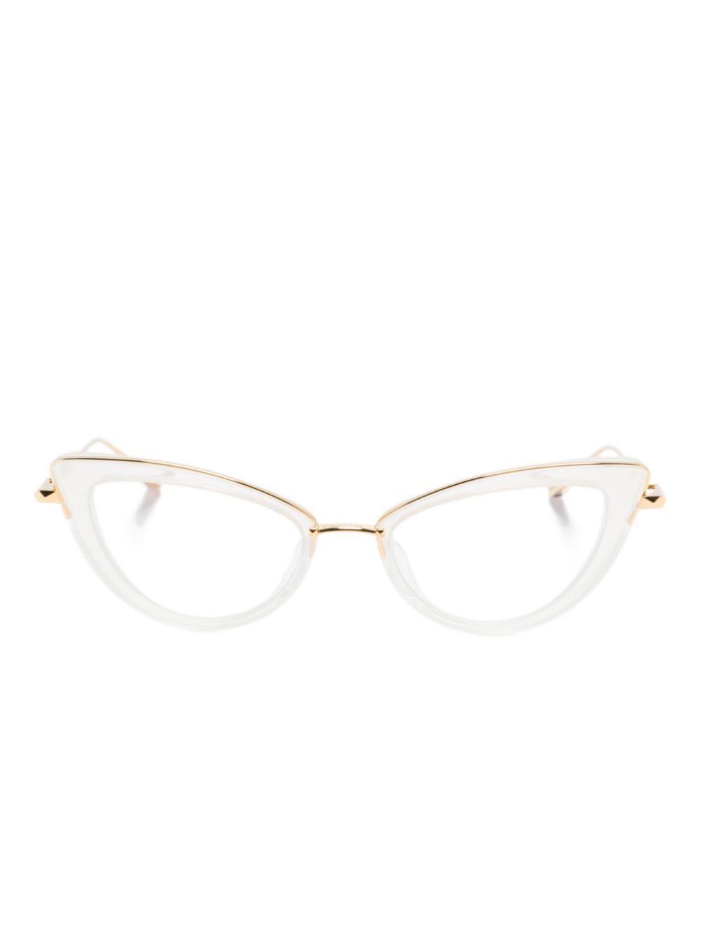 VALENTINO GARAVANI EYEWEAR V Daydream cat-eye glasses - White von VALENTINO GARAVANI EYEWEAR