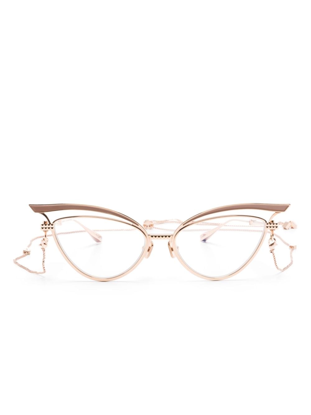 VALENTINO GARAVANI EYEWEAR V-Glassliner cat-eye glasses - Pink von VALENTINO GARAVANI EYEWEAR