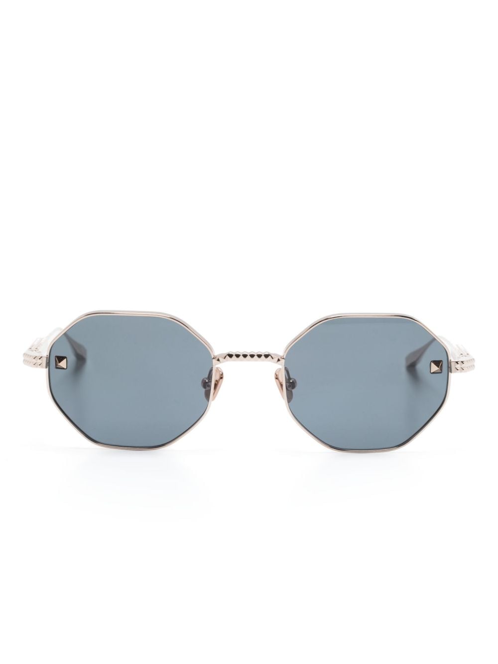 VALENTINO GARAVANI EYEWEAR V-Stud sunglasses - Gold von VALENTINO GARAVANI EYEWEAR