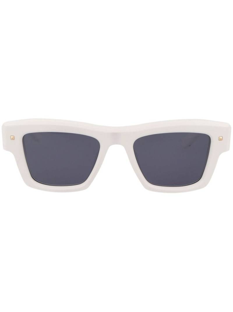 Valentino Eyewear VLS-106C-50 square-frame sunglasses - White von Valentino Eyewear