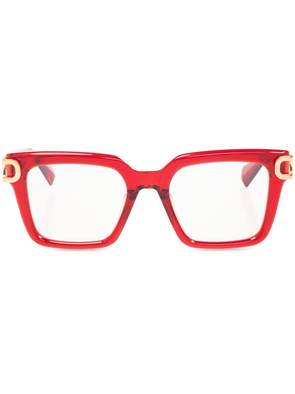 Valentino Eyewear VLogo Signature wayfarer-frame glasses - Red von Valentino Eyewear