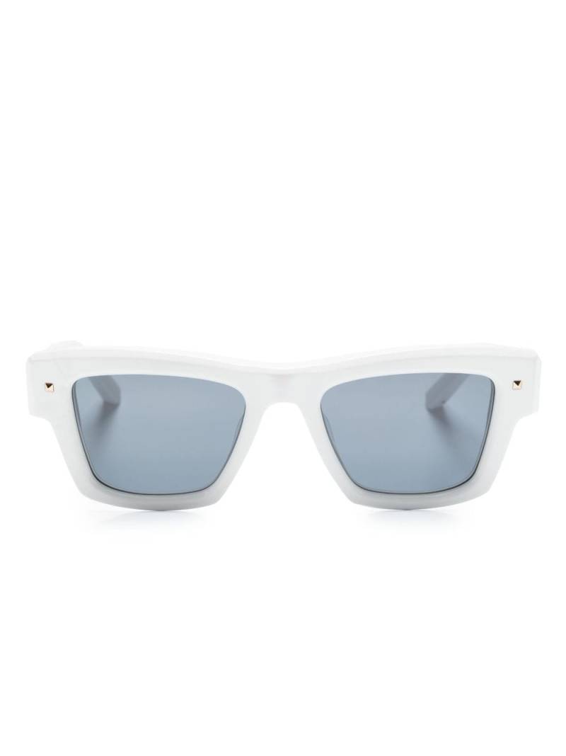 Valentino Eyewear XXII square-frame sunglasses - White von Valentino Eyewear