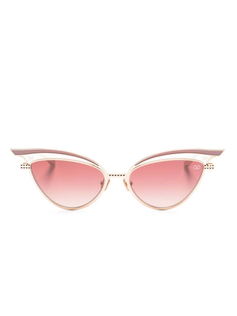 VALENTINO GARAVANI EYEWEAR cat-eye gradient sunglasses - Gold von VALENTINO GARAVANI EYEWEAR