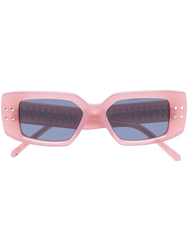 Valentino Eyewear rectangular-frame sunglasses - Pink von Valentino Eyewear