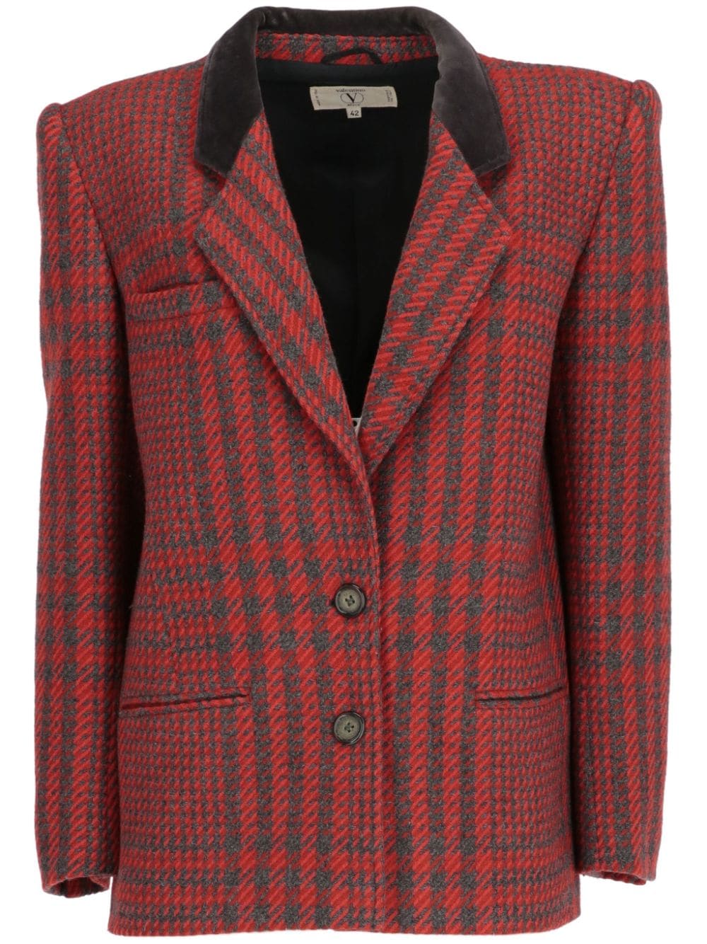 Valentino Garavani Pre-Owned 1980s single-breasted blazer - Orange von Valentino Garavani Pre-Owned