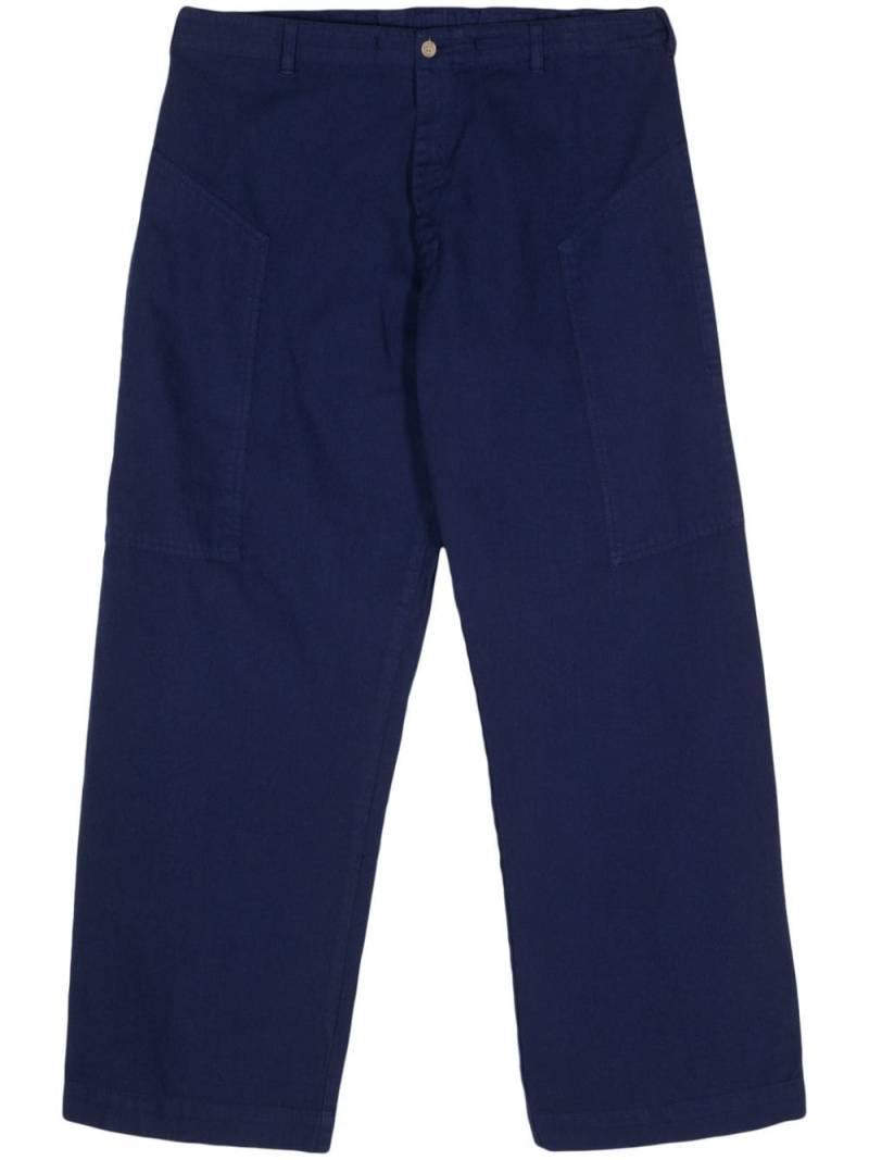 Valentino Garavani Pre-Owned 2000 straight-leg trousers - Blue von Valentino Garavani Pre-Owned