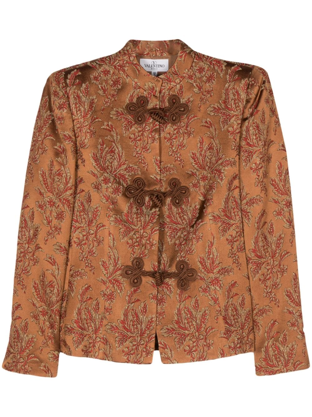 Valentino Garavani Pre-Owned 2000s brocade-effect jacket - Orange von Valentino Garavani Pre-Owned