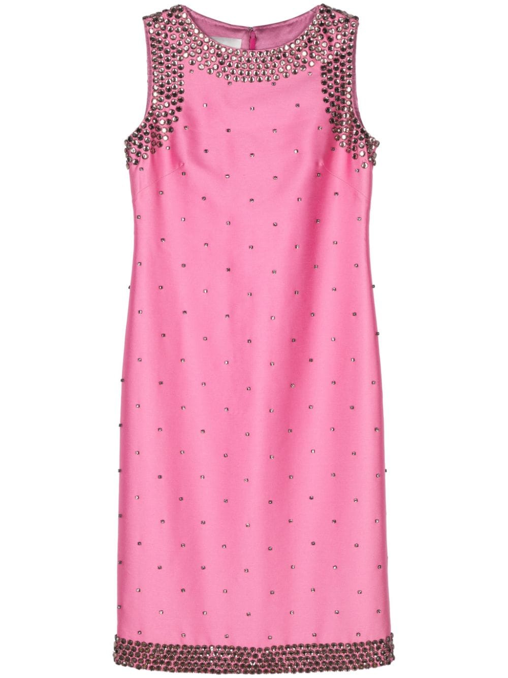 Valentino Garavani Pre-Owned 2000s crystal-embellished midi dress - Pink von Valentino Garavani Pre-Owned