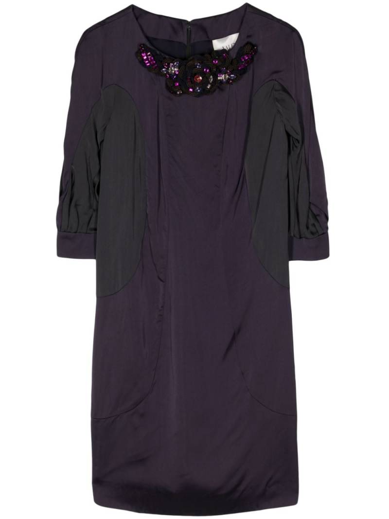 Valentino Garavani Pre-Owned 2010 bead-embellished midi dress - Purple von Valentino Garavani Pre-Owned