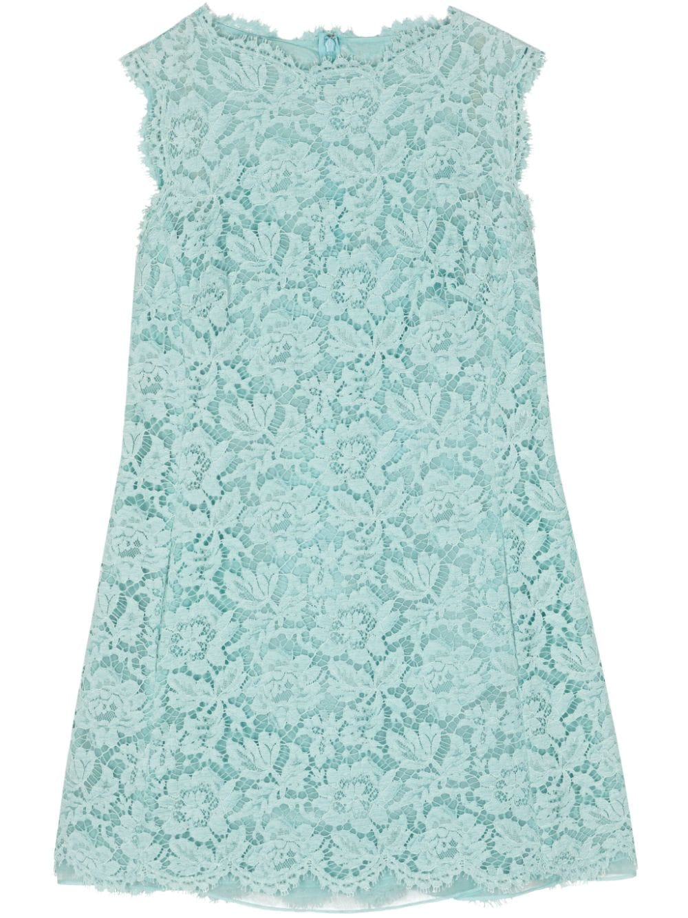 Valentino Garavani Pre-Owned 2010 floral-lace minidress - Blue von Valentino Garavani Pre-Owned