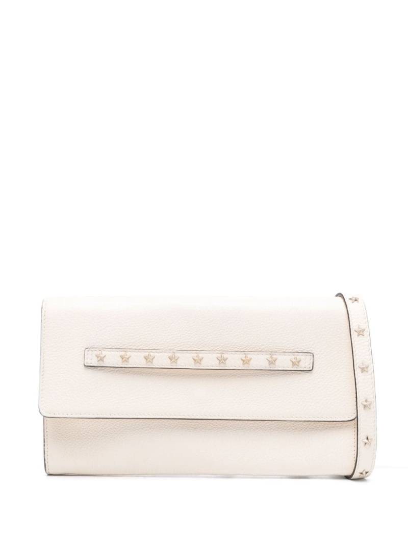 Valentino Garavani Pre-Owned 2010s Rockstud leather cross body bag - White von Valentino Garavani Pre-Owned