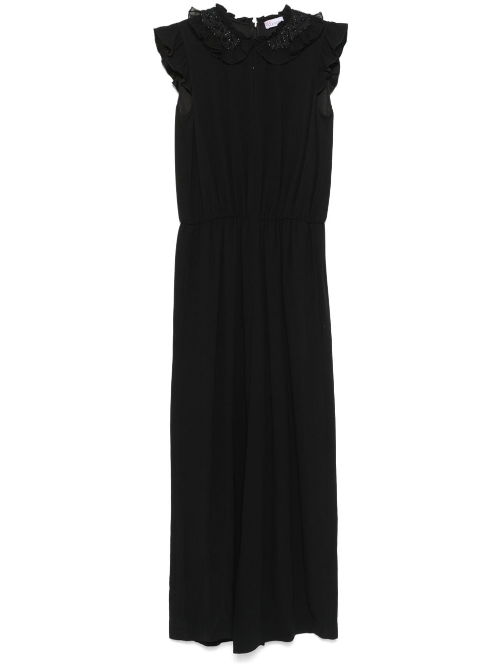 Valentino Garavani Pre-Owned 2010s bead-detail jumpsuit - Black von Valentino Garavani Pre-Owned