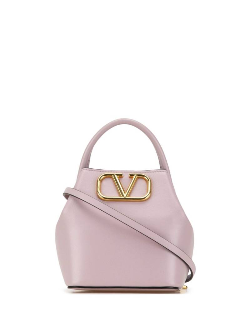 Valentino Garavani Pre-Owned 21st Century Leather VLogo satchel - Pink von Valentino Garavani Pre-Owned