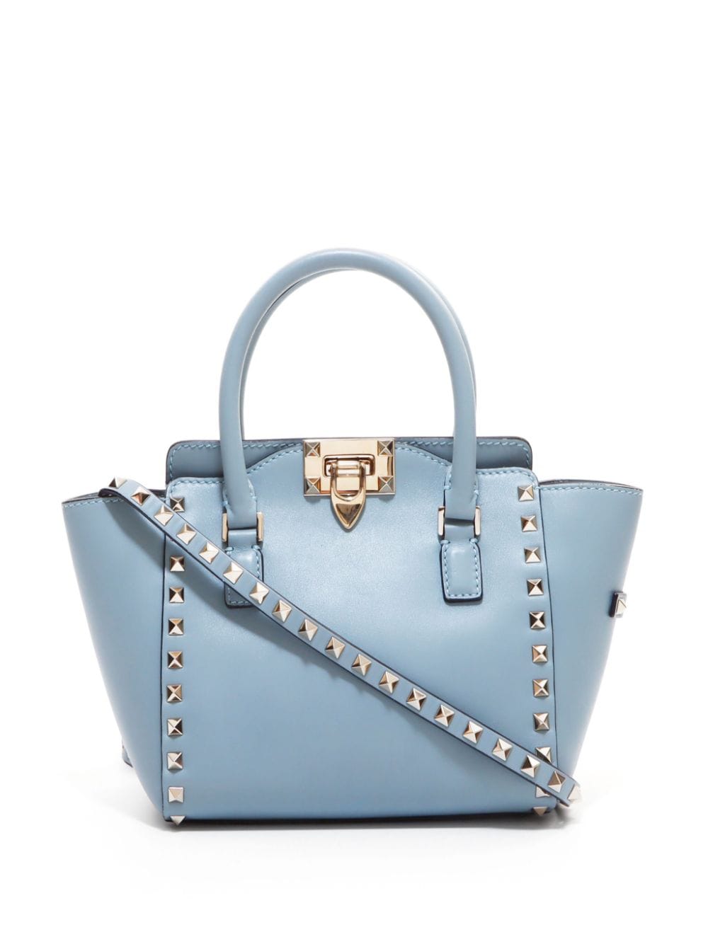 Valentino Garavani Pre-Owned Rockstud two-way handbag - Blue von Valentino Garavani Pre-Owned