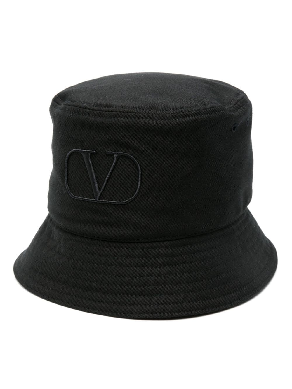 Valentino Garavani Pre-Owned VLogo Signature cotton bucket hat - Black von Valentino Garavani Pre-Owned