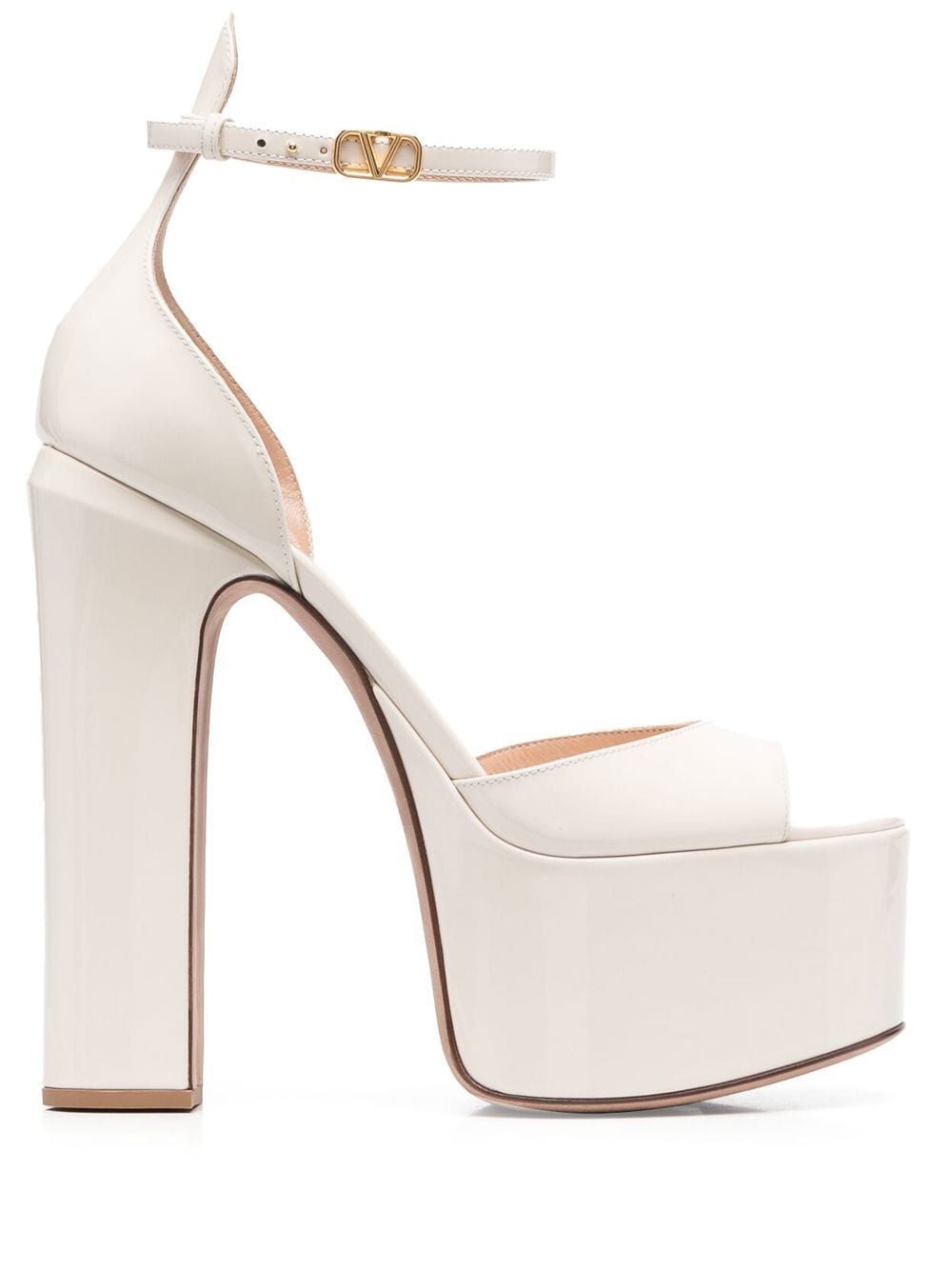 Valentino Garavani Tan-Go 160mm platform sandals - Neutrals von Valentino Garavani