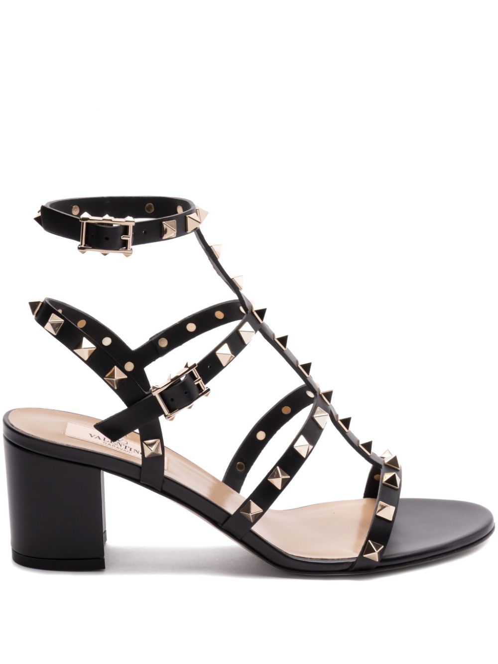 Valentino Garavani 60mm Rockstud sandals - Black von Valentino Garavani