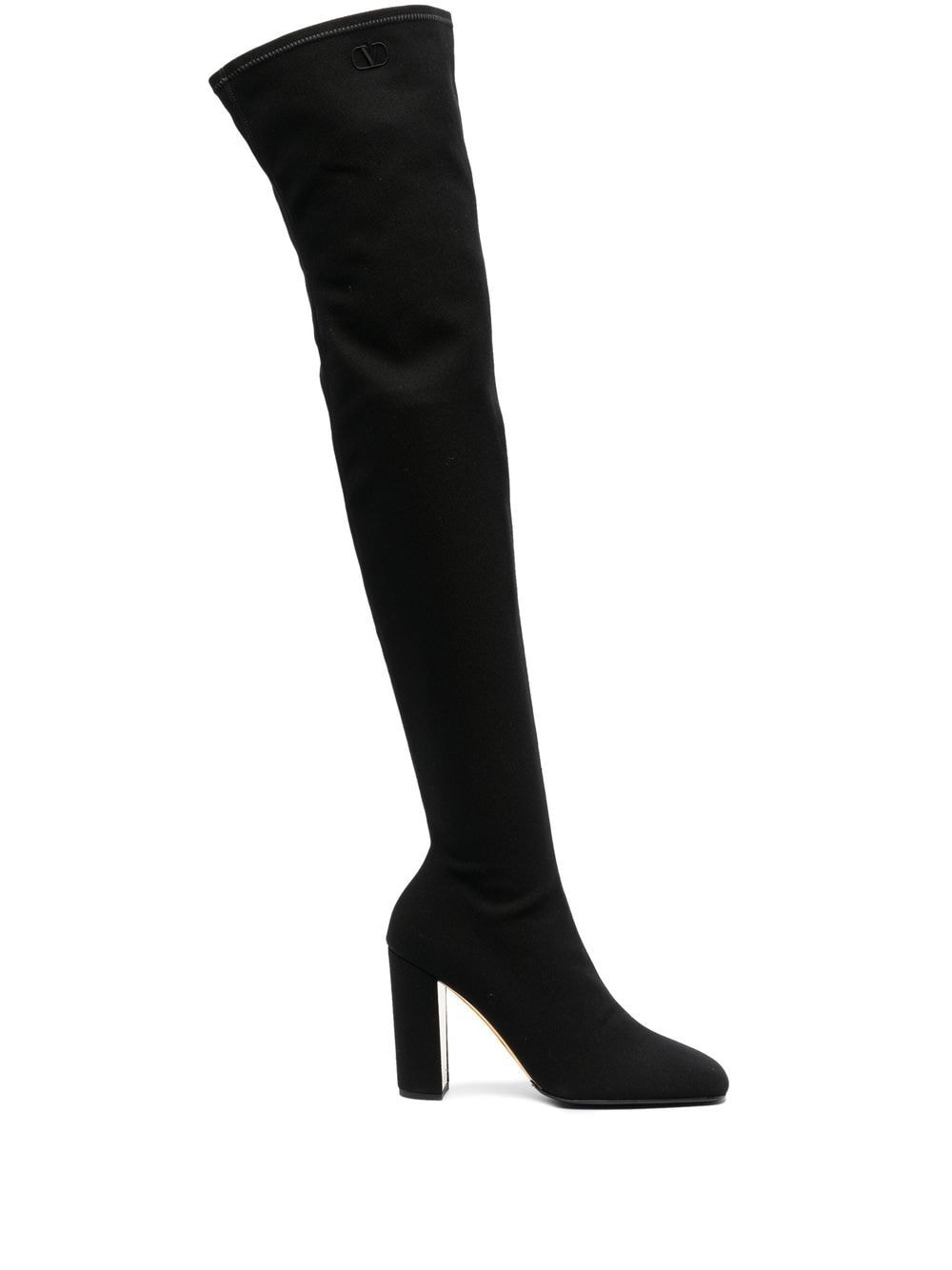 Valentino Garavani 95mm over-the-knee boots - Black von Valentino Garavani