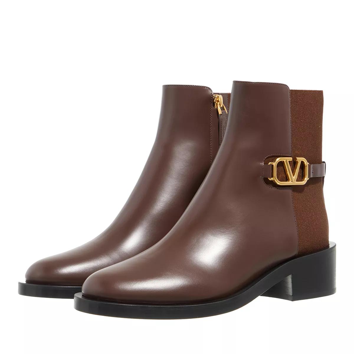 Valentino Garavani Boots & Stiefeletten - Ankle Boots - Gr. 35 (EU) - in Braun - für Damen von Valentino Garavani