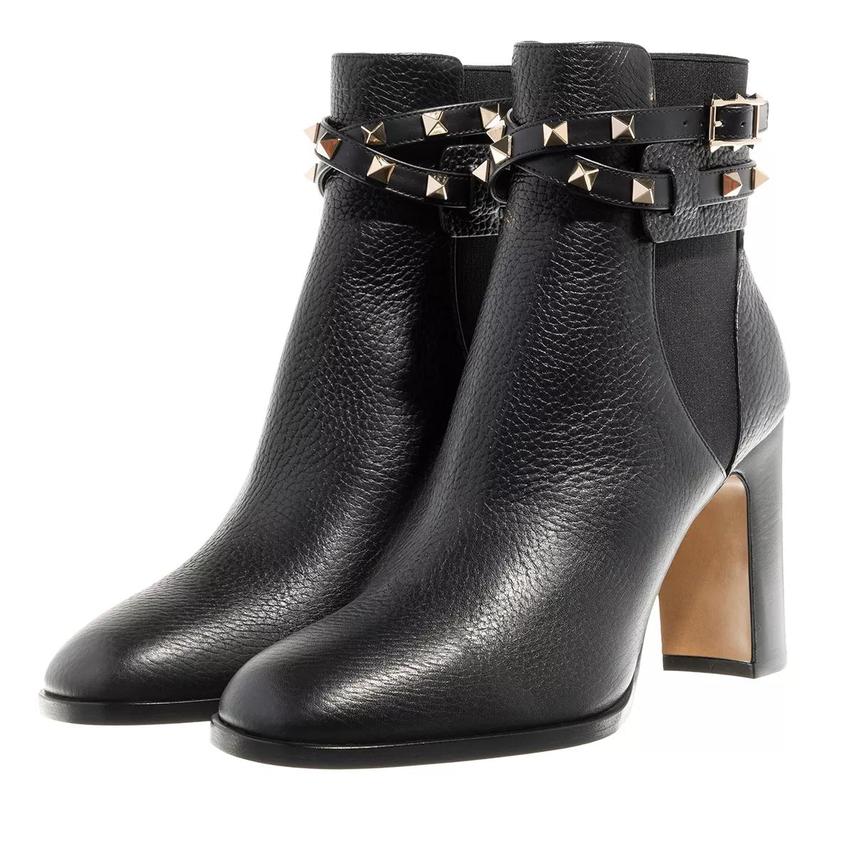 Valentino Garavani Boots & Stiefeletten - Beatle Ankle Boots - Gr. 37 (EU) - in Schwarz - für Damen von Valentino Garavani