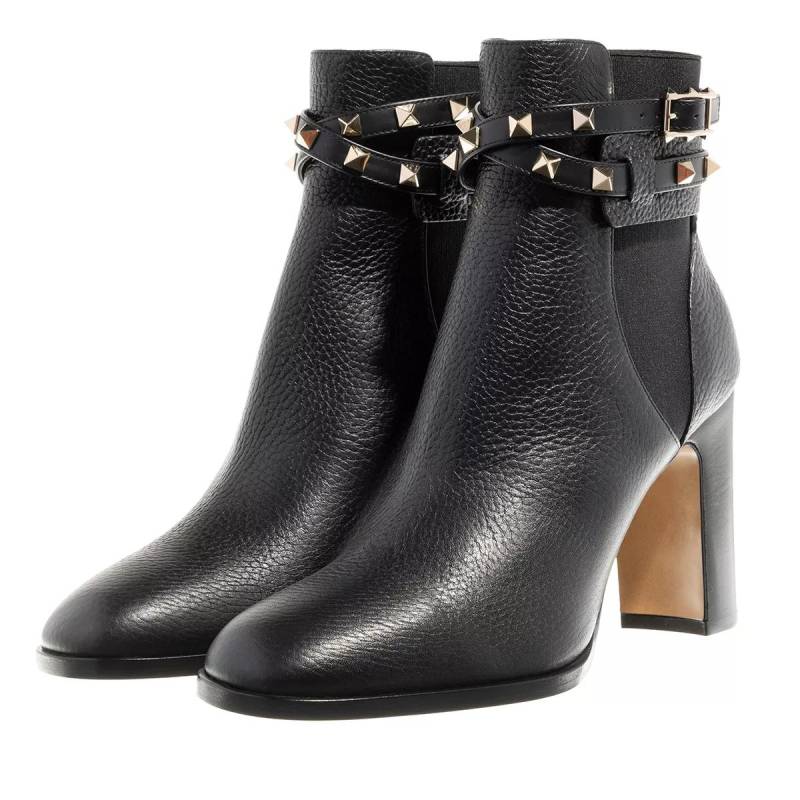 Valentino Garavani Boots & Stiefeletten - Beatle Ankle Boots - Gr. 36,5 (EU) - in Schwarz - für Damen von Valentino Garavani