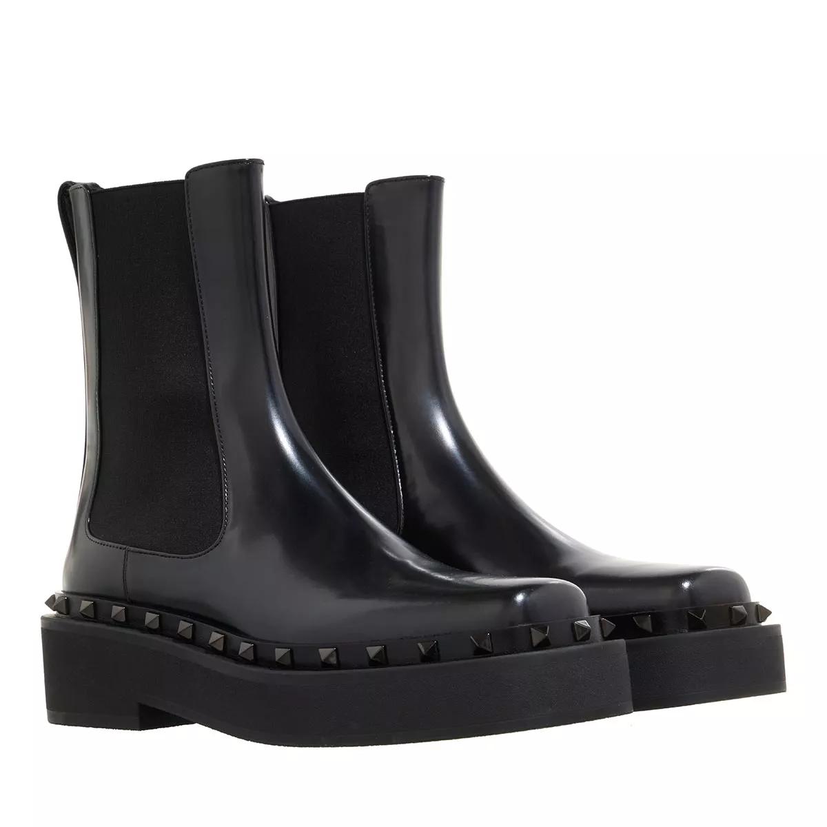 Valentino Garavani Stiefel & Boots - Beatle Rockstud Boot - Gr. 39 (EU) - in Schwarz - für Damen von Valentino Garavani