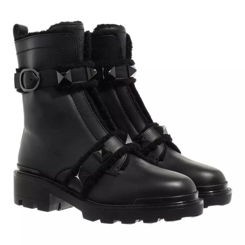 Valentino Garavani Boots & Stiefeletten - Combat Boots - Gr. 38 (EU) - in Schwarz - für Damen von Valentino Garavani