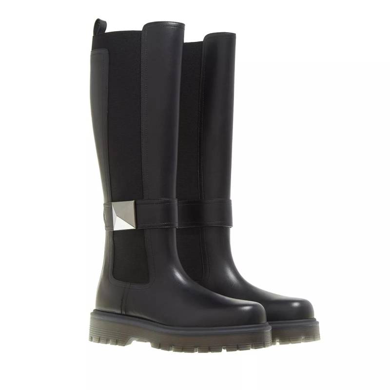 Valentino Garavani Stiefel & Boots - One Stud High Boot - Gr. 39 (EU) - in Schwarz - für Damen von Valentino Garavani