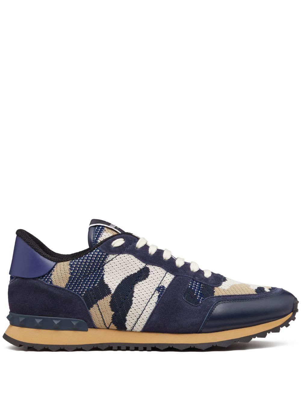 Valentino Garavani Camouflage Rockrunner low-top sneakers - Blue von Valentino Garavani