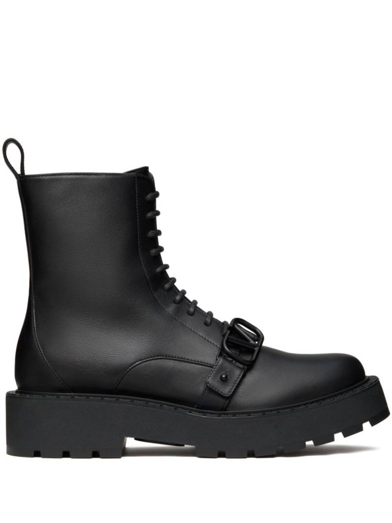 Valentino Garavani Combat boots - Black von Valentino Garavani