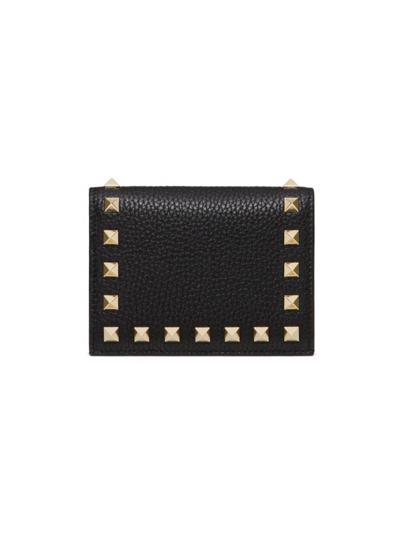 Valentino Garavani Valentino Garavani Compact Rockstud wallet - Black von Valentino Garavani