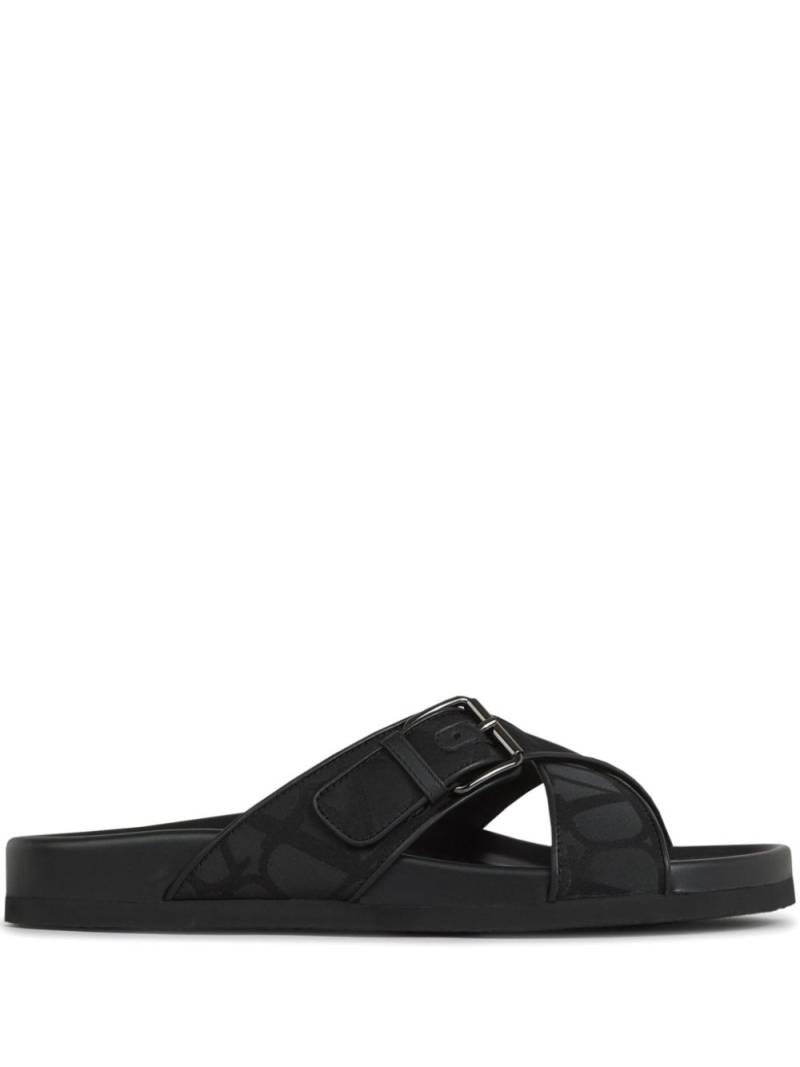 Valentino Garavani Fussfriend slides - Black von Valentino Garavani