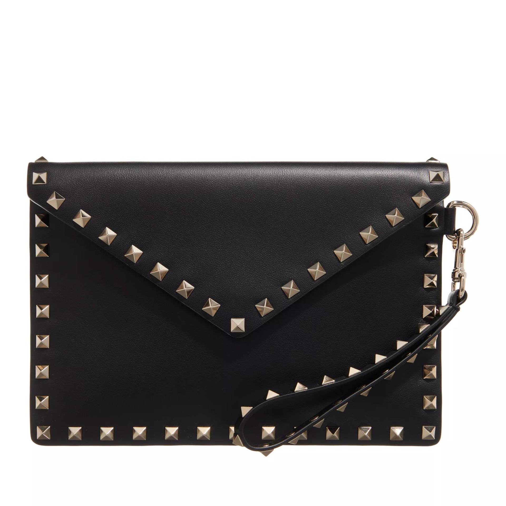 Valentino Garavani Handtasche - Medium Pouch - Gr. unisize - in Schwarz - für Damen von Valentino Garavani