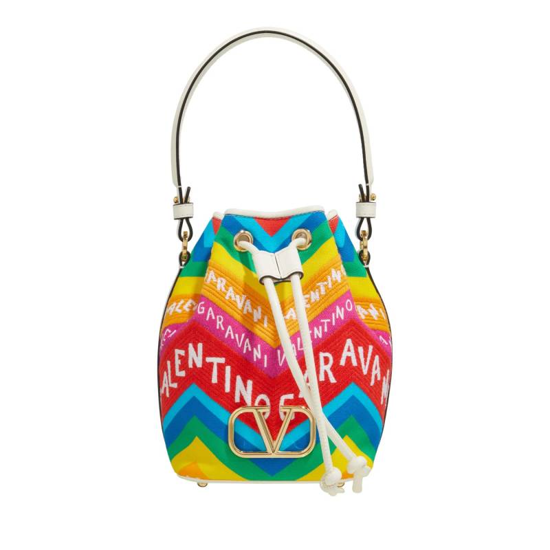 Valentino Garavani Handtasche - Mini Drawstring Canvas - Gr. unisize - in Bunt - für Damen von Valentino Garavani