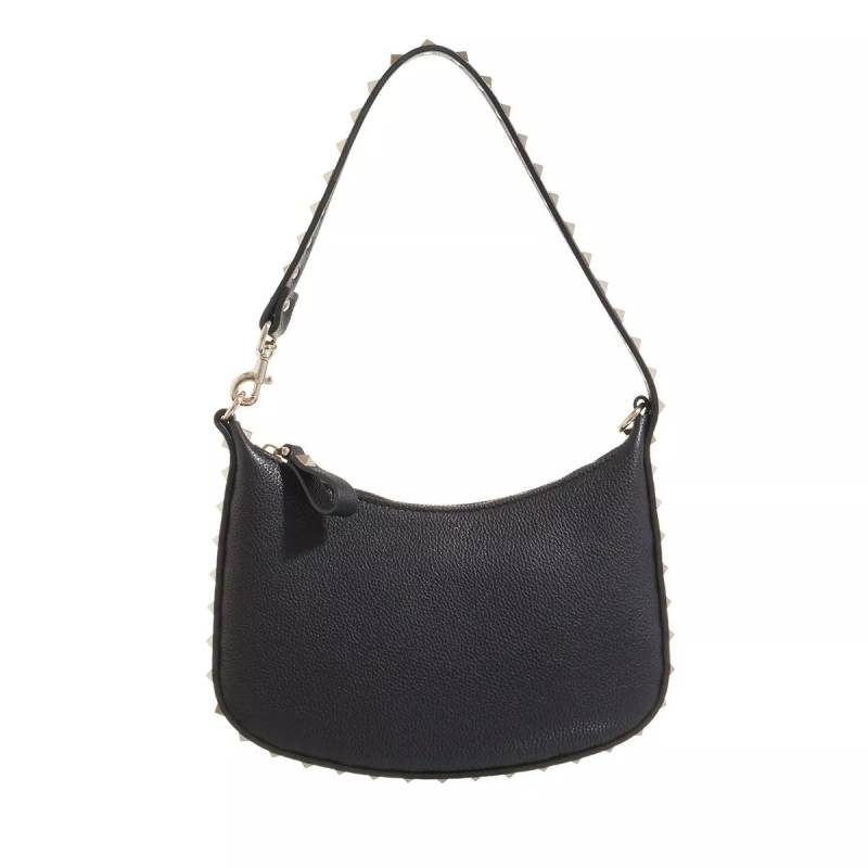 Valentino Garavani Handtasche - Rockstud Mini Hobo - Gr. unisize - in Schwarz - für Damen von Valentino Garavani