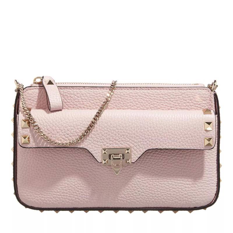 Valentino Garavani Handtasche - Rockstud Pouch - Gr. unisize - in Rosa - für Damen von Valentino Garavani