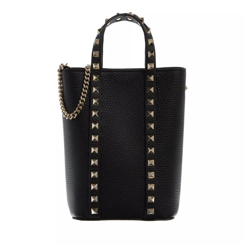 Valentino Garavani Handtasche - Rockstud Pouch - Gr. unisize - in Schwarz - für Damen von Valentino Garavani