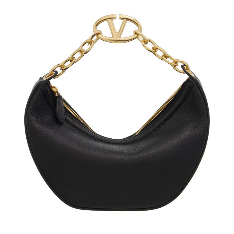 Valentino Garavani Handtasche - Small Hobo Vlogo Gate - Gr. unisize - in Schwarz - für Damen von Valentino Garavani