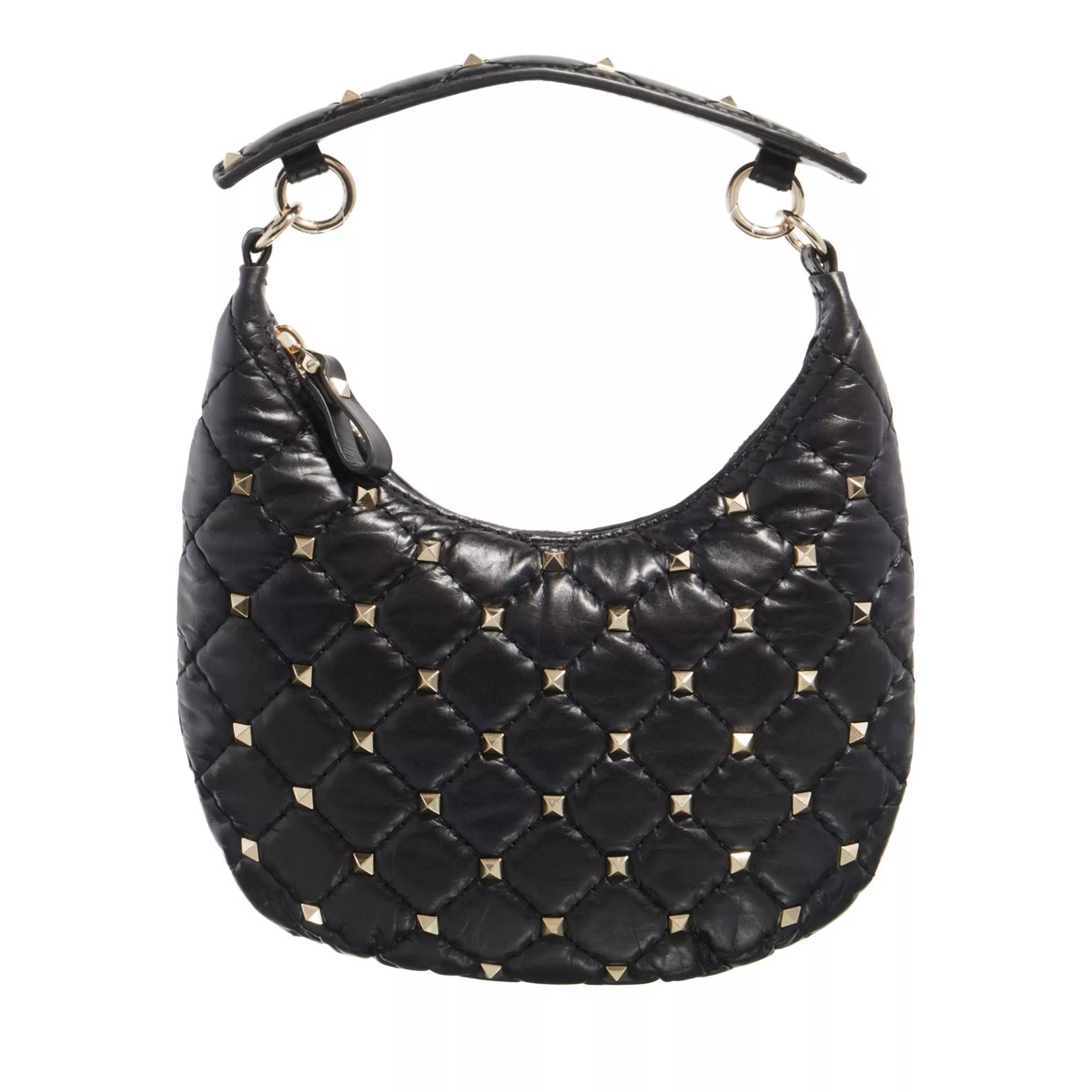 Valentino Garavani Handtasche - Rockstud Top Handle Bag - Gr. unisize - in Schwarz - für Damen von Valentino Garavani